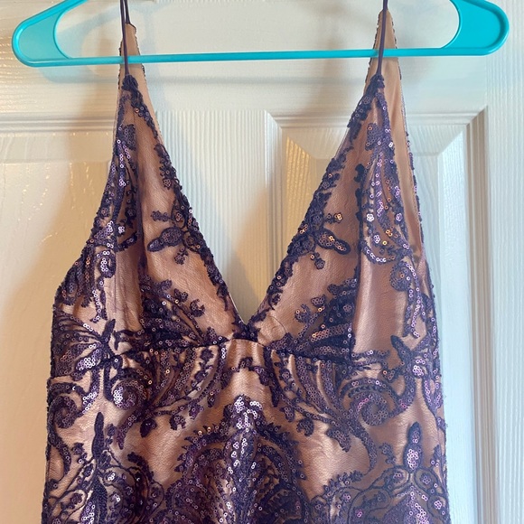 NWT Free People Sequin Purple Dress - Picture 2 of 6
